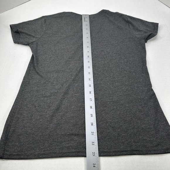 Delta Women's Size Small Tee Shirt Nashville Short Sleeve Gray Preowned - Picture 12 of 12